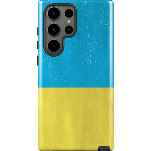 Ukraine Flag Distressed Galaxy S23 Ultra Pro Case